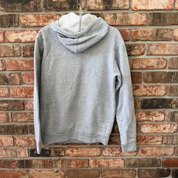 Adidas Mens Size Small Gray Hoodie Classic Large Logo Sweatshirt Pullover - Picture 5 of 5